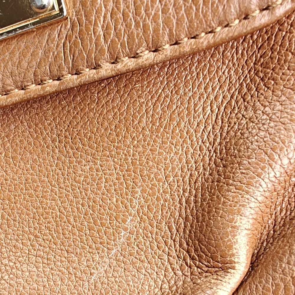 Michael Kors Tan Leather Crossbody Bag - Picture 16 of 16